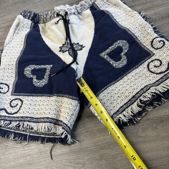 Custom Hand Made Tapestry Rug Playing Card Shorts Size 30" Waist - Picture 6 of 7